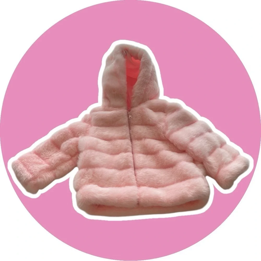 Rothschild Pink Puffer Jacket with Hood